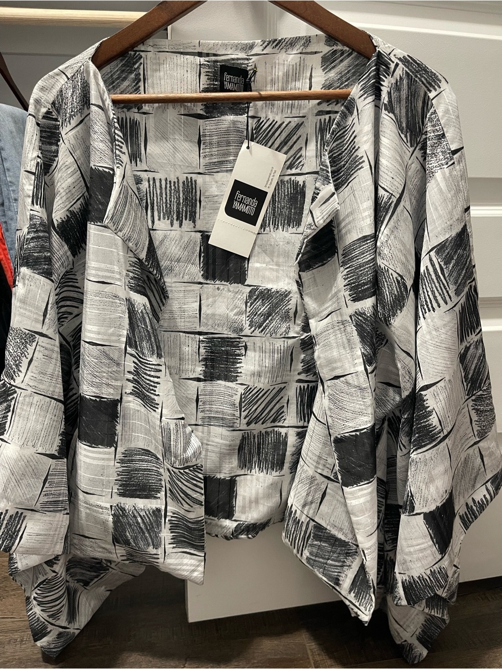 Kimono Jacket Fernanda Yamamoto Multicolor Printed Cotton Size P/S – NWT